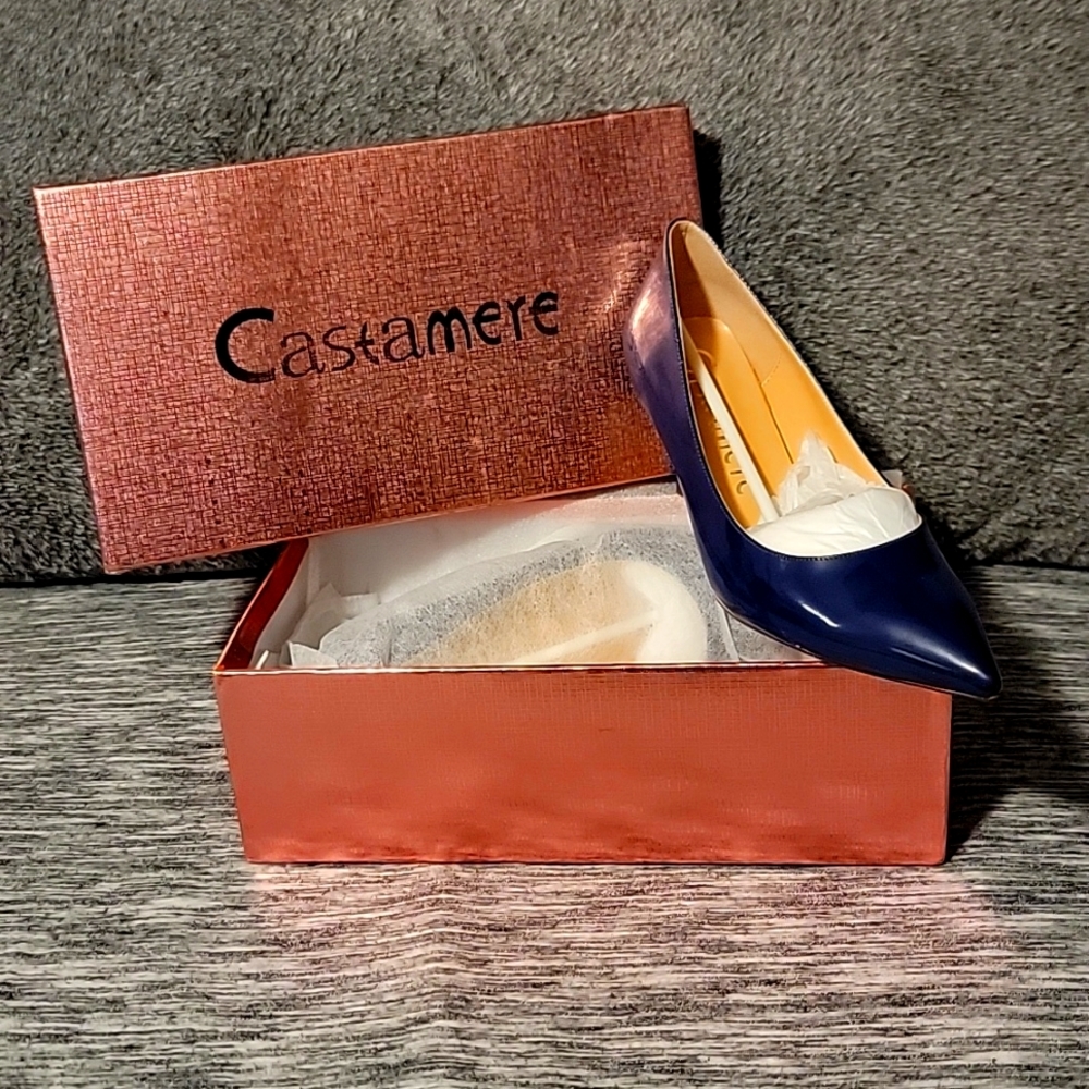 Castamere Blue Pointed High Heels, Pumps Size 6.5